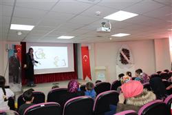 54. Kütüphane Haftası kutlamaları kapsamında 29.03.2018 tarihli masal saati etkinliğimizi Atatürk İlkokulu Anasınıfı ile birlikte yaptık.  (2).JPG