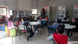 04.04.2018 tarihinde Melikgazi Belediyesi İlkokulu öğretmen ve öğrencileri için kütüphanemizde oryantasyon çalışması yapıldı (6).jpeg