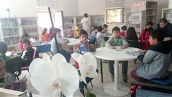 05.04.2018 tarihinde Melikgazi Belediyesi İlkokulu öğretmen ve öğrencileri için kütüphanemizde oryantasyon çalışması yapıldı (2).jpg